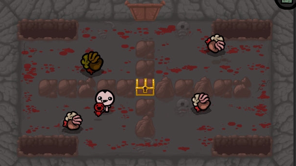 Key art for the indie game The Binding of Isaac: Rebirth