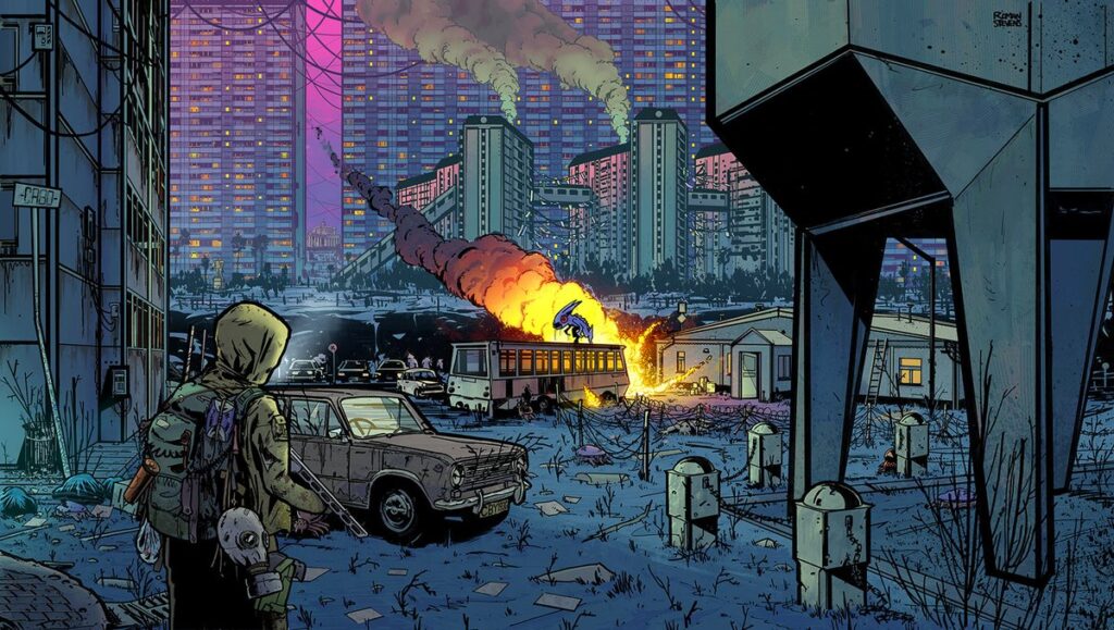 Key art for the indie game Zero Sievert