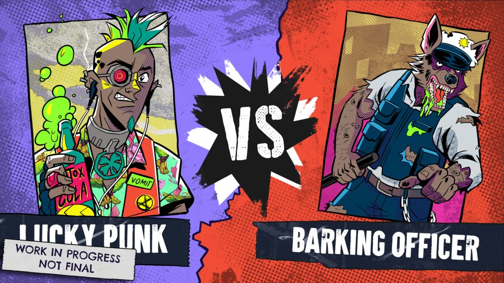 Lucky Punk: a push your luck Deckbuilder