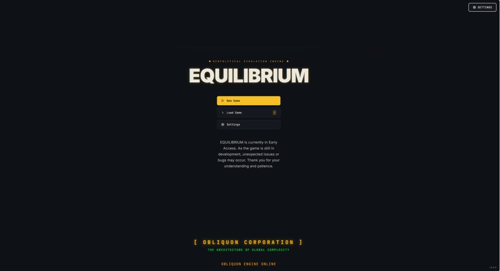 EQUILIBRIUM