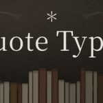 Quote Typer