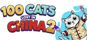 100 Cats Lost in China 2 Find &amp; Color logo