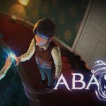 Two characters with glowing weapons face each other in dark fantasy game scene titled Abashed
