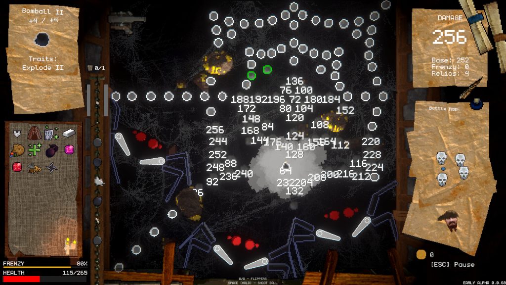 DWARRF: A Pinball Roguelike